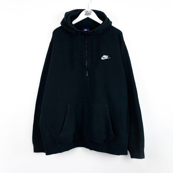 Nike Other - Nike Black Half Zip Pullover Hoodie (2XL)